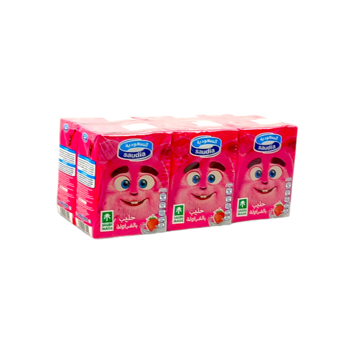 Saudia Milk Strawberry Flavour 6x200ml
