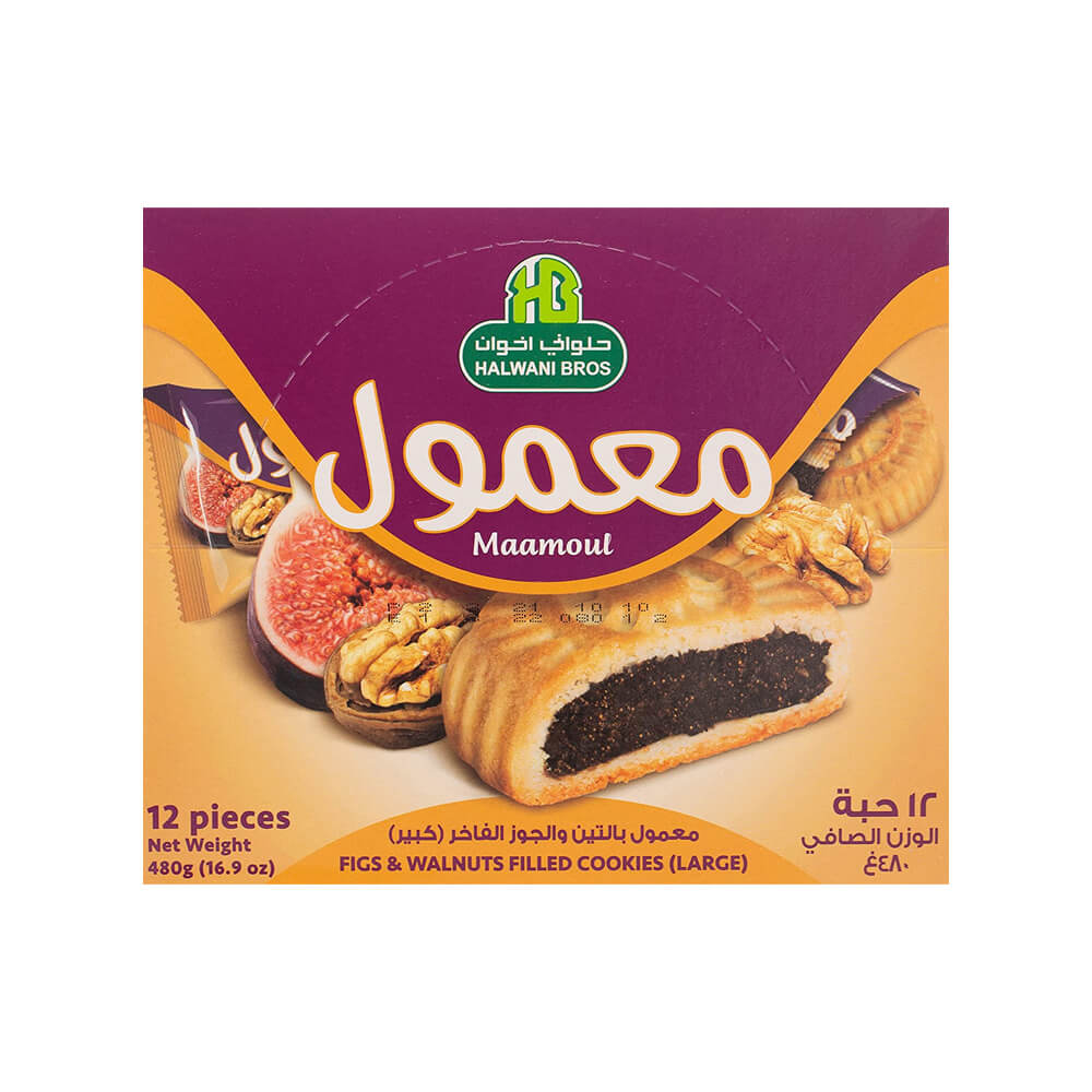Halwani Mamoul with Walnut Fig 12x40G
