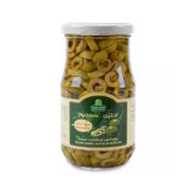 Halwani Sliced Green Olives 325G