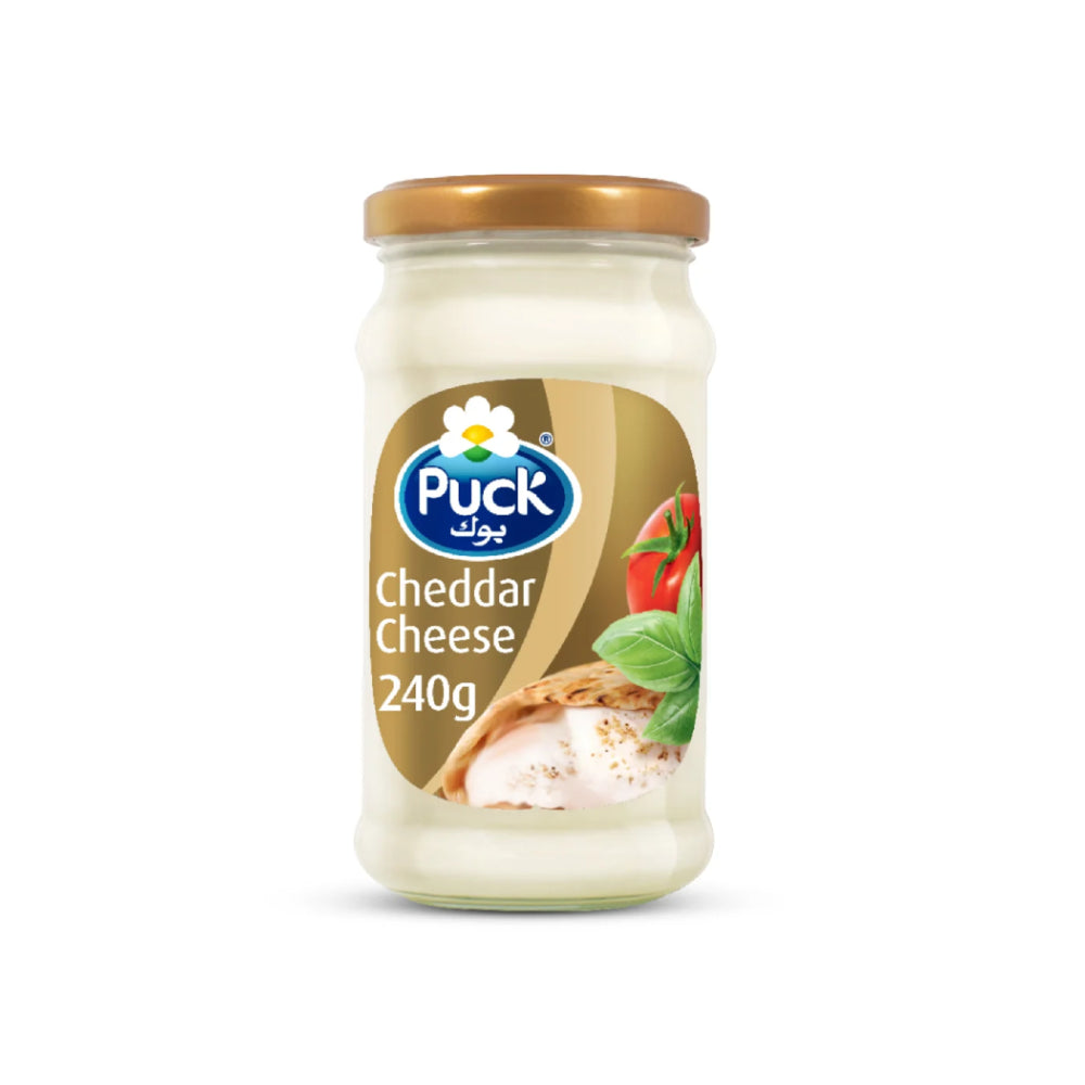 Puck Cheddar Cream Cheese Spread Jar 240Gm
