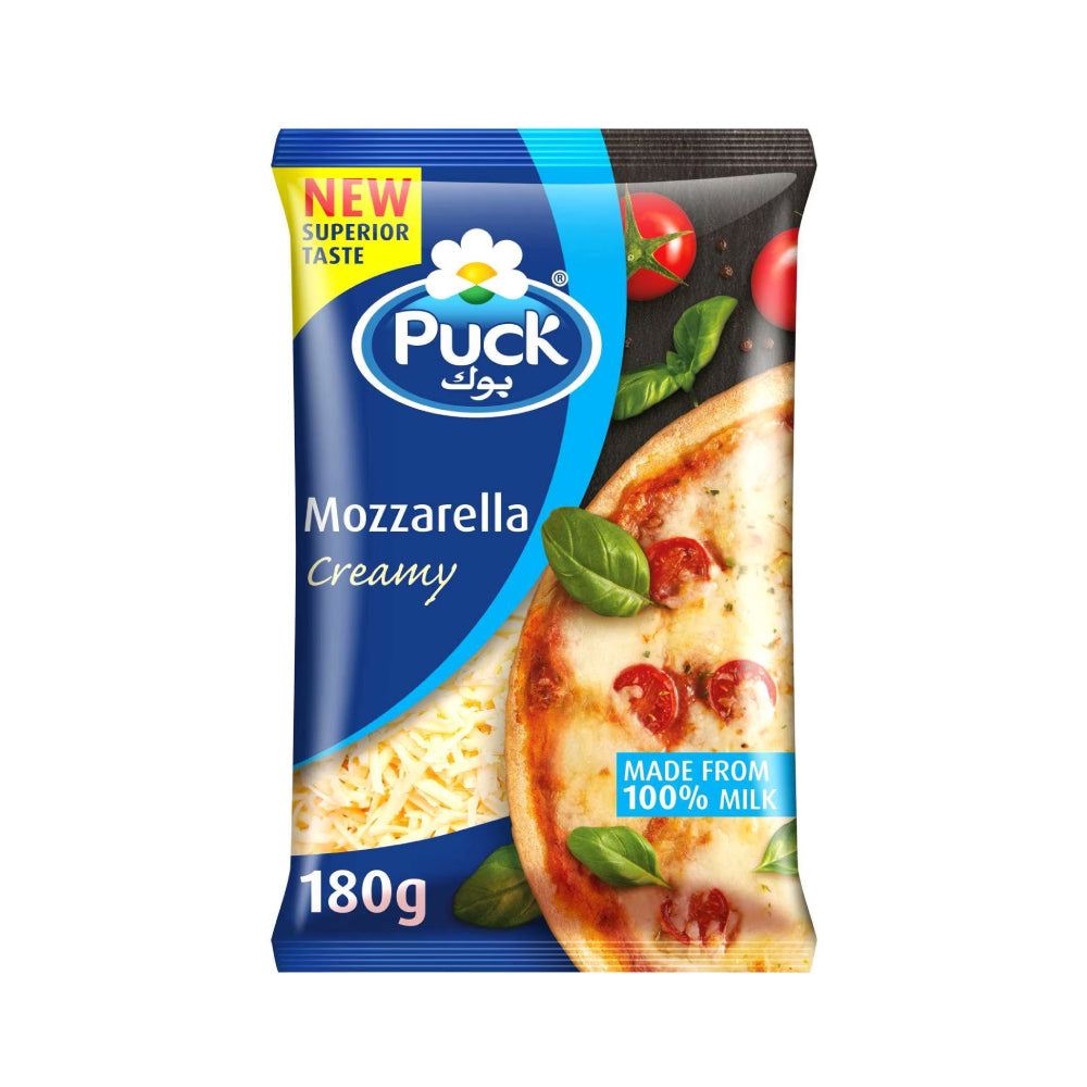 Puck Shredded Creamy Mozzarella 180Gm