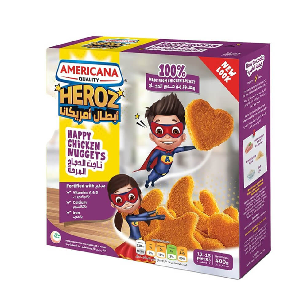 Americana Crazy Chicken Nuggets 400gm