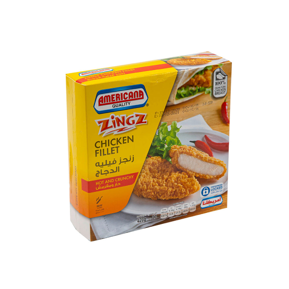 Americana Zingz Chicken Fillet 420gm