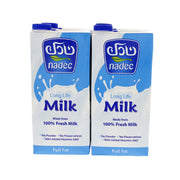 Nadec Full Fat Long Life Milk 4x1L