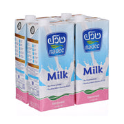 Nadec Skimmed Long Life Milk 4x1L