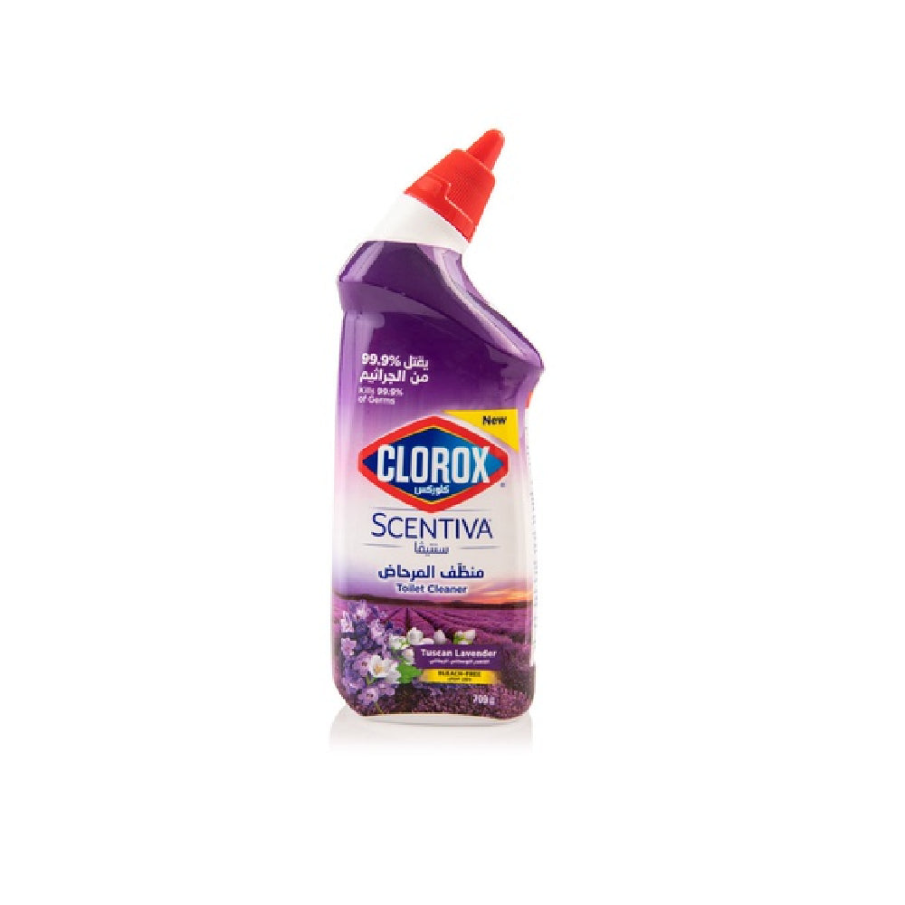 Clorox Scentiva Multi Purpose Toilet Bowl Cleaner Tuscan Lavender 709ml