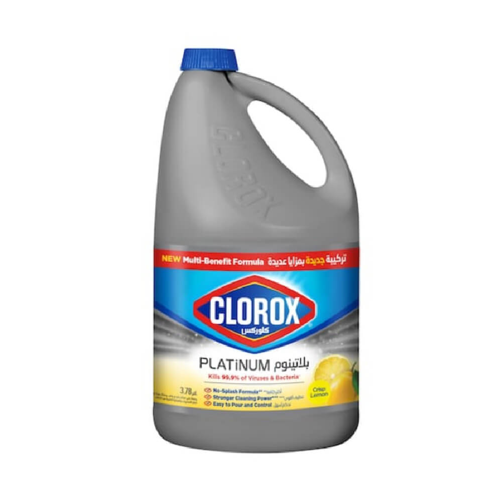 Clorox Platinum Crisp Lemon Bleach 3.78L