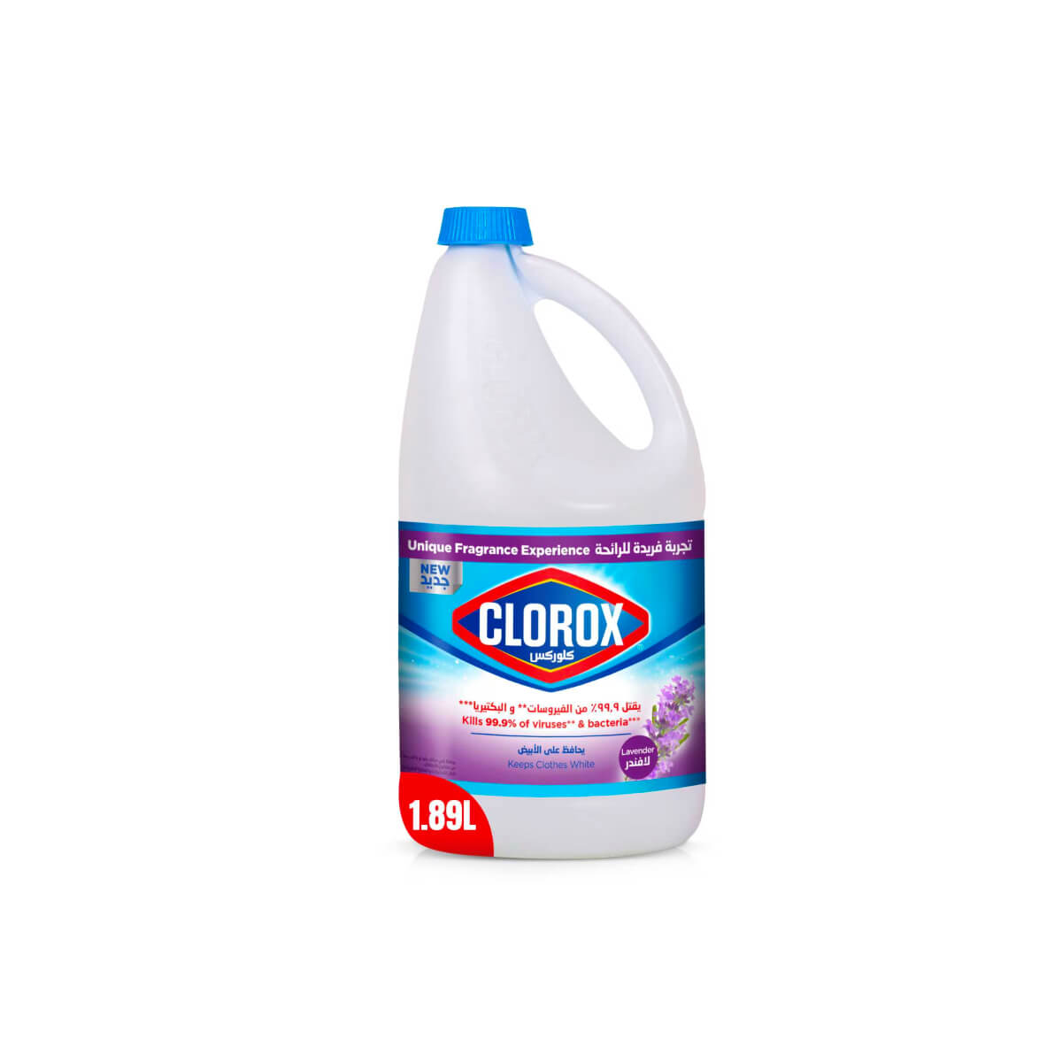 Clorox Scent Bleach Liquid  Lavender Half Galllon 1.89L