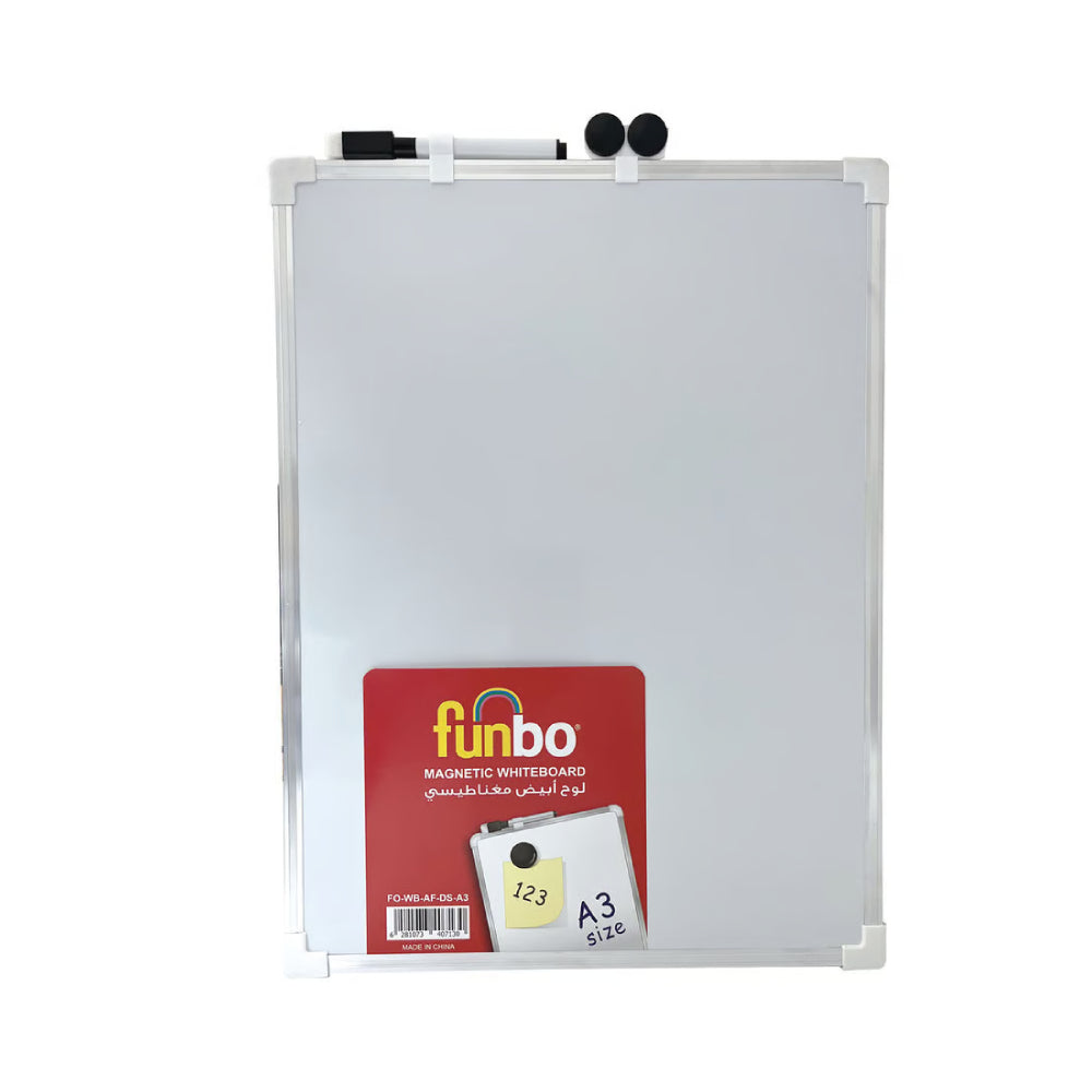 Funbo A3 Size Magnetic White Board + Free Marker