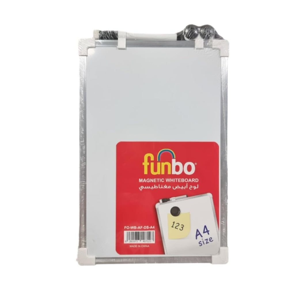 Funbo A4 Size Magnetic White Board + Free Marker