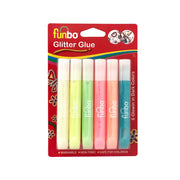 Funbo Glitter Glue Glow In The Dark 6 Colors 13gm