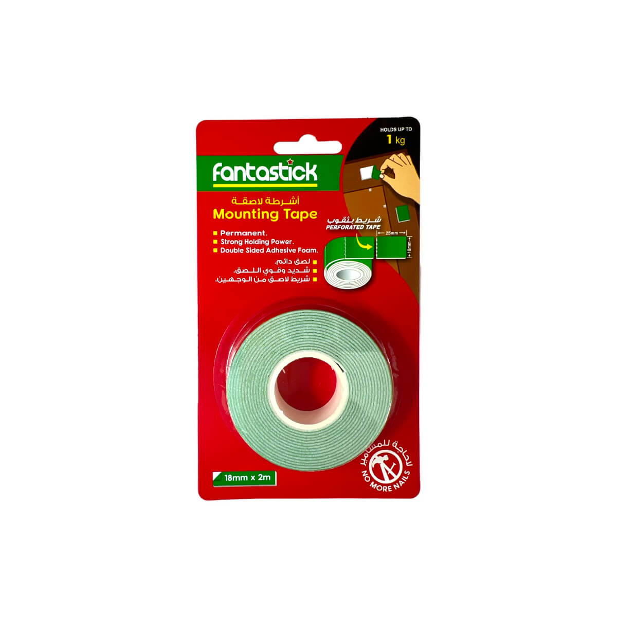 Fantastick Mounting Tape 18mm x 2 Meters
