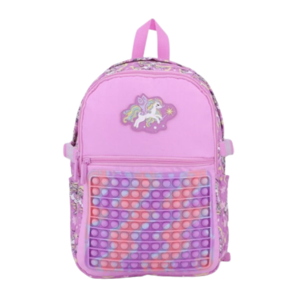 Nomad Popit Purple Unicorn Backpack 17 inch