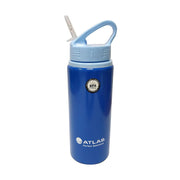 Atlas Aluminium Sipper Water Bottle Blue 600ml