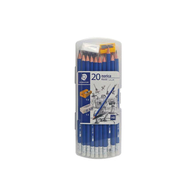 Staedtler Norica HB 2 Pencils 20 Pcs + 1 Eraser + 1 Shaper