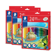 Staedtler Luna Colouring Pencils 24 Colours 3 Pack