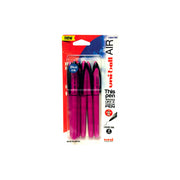 Uni Ball Air Micro Liquid Blue Ink Fine Rollerball Pen Pink 6 Pieces