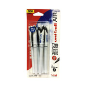 Uni Ball Air Micro liquid Ink Rollerball Blue Pen Fancy Barrel 6 Pieces