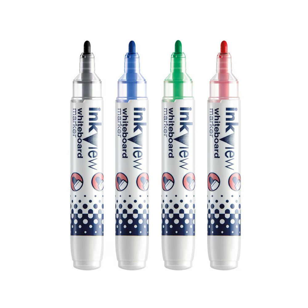 Uni Ball Inkview Bullet Whiteboard Marker 4 Colours