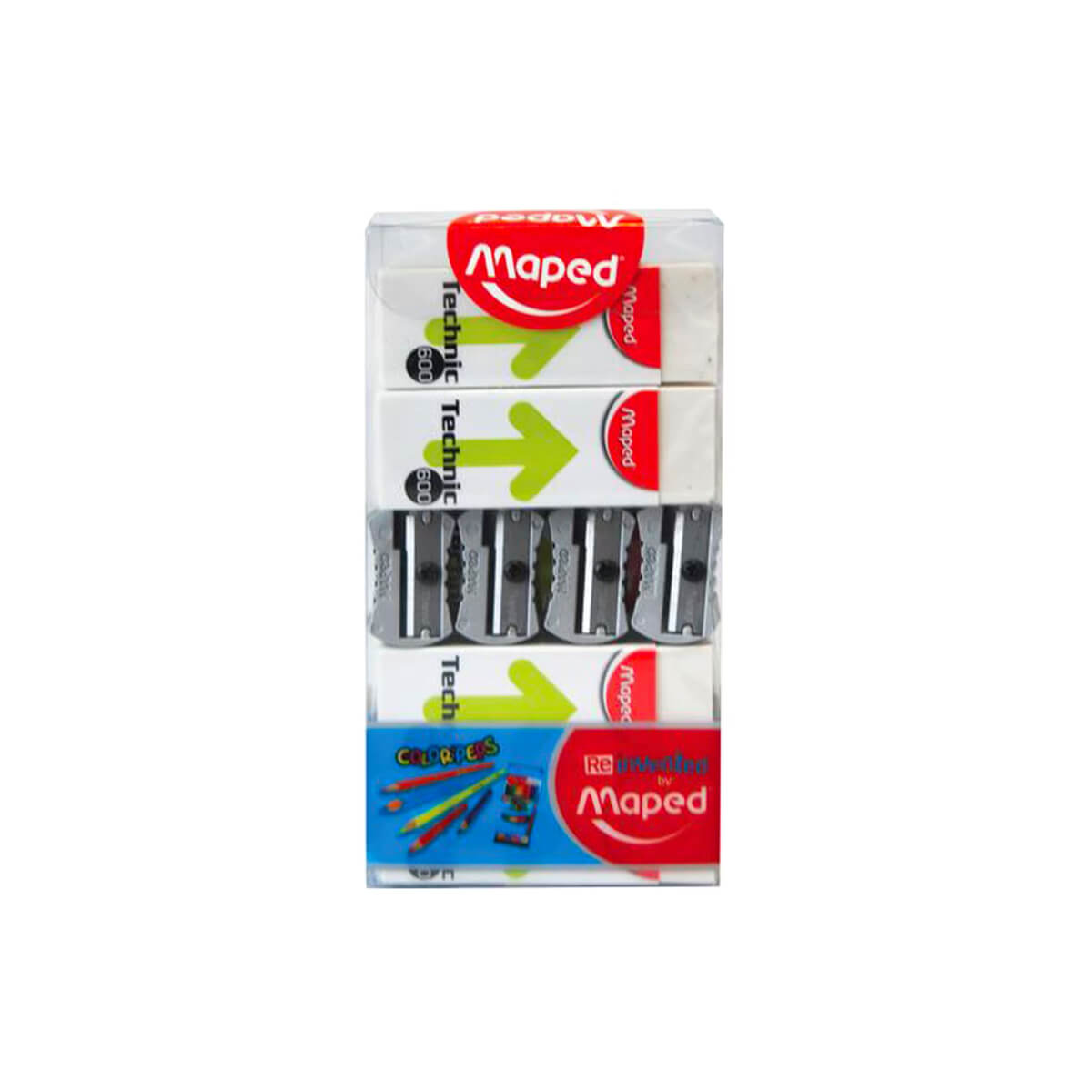 Maped Technic 600 Eraser + Metal Sharpener