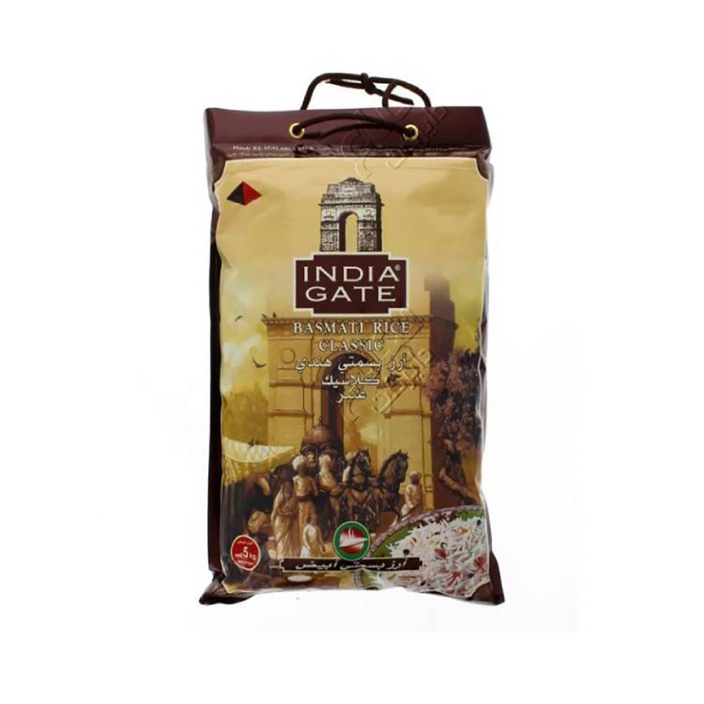 India Gate Basmati Rice White Classic 5kg