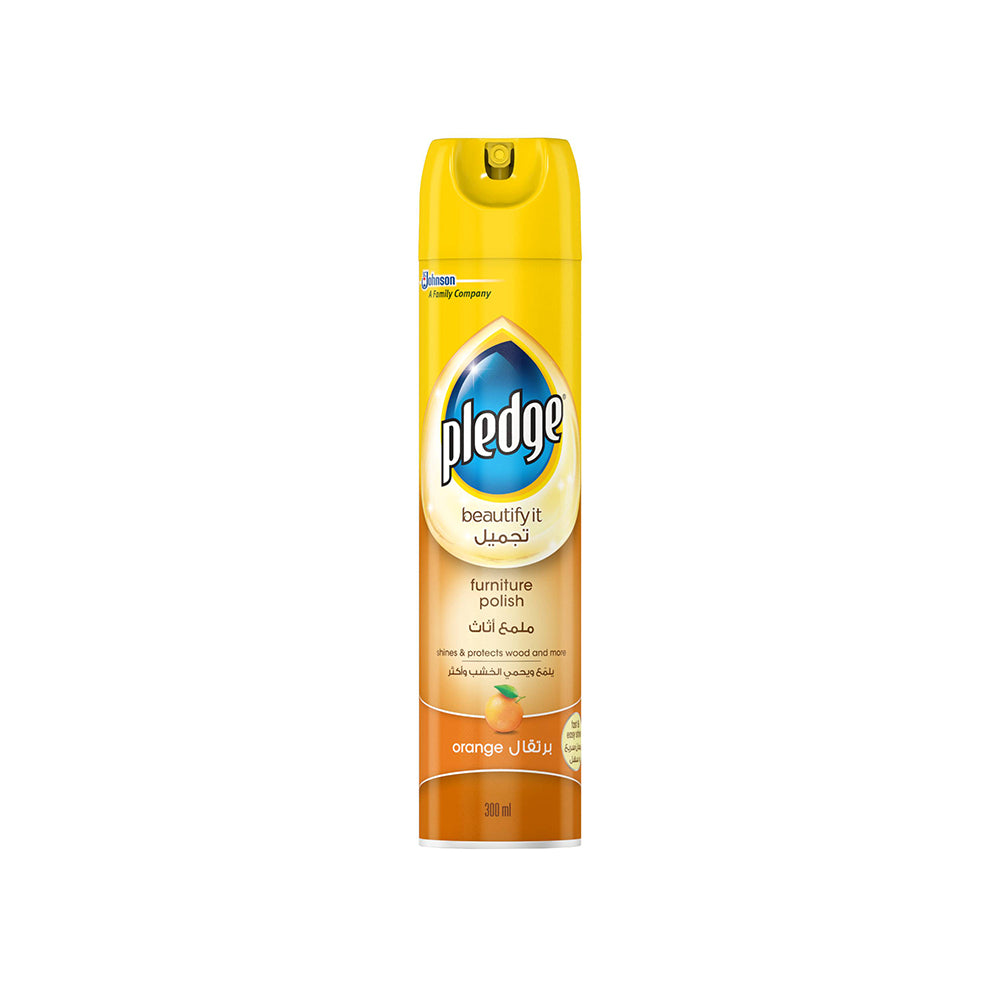 Pledge Furniture Polish Orange 300ml