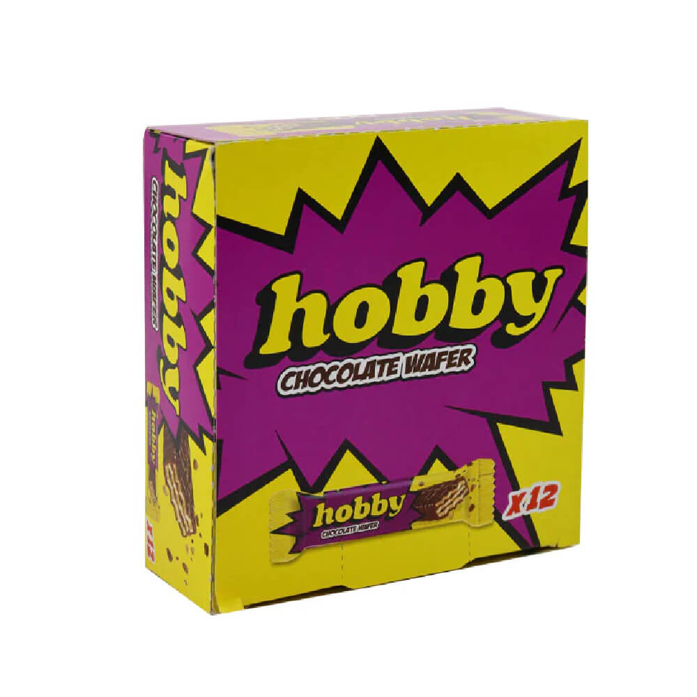 Ulker Hobby Chocolate Coated Wafer 12 Pieces