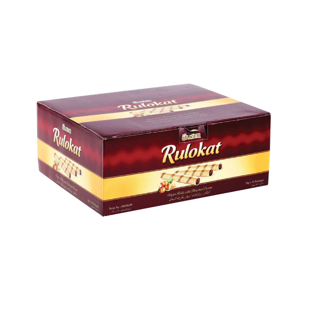 Ulker Rulokat Wafers With Hazelnut Cream 24Gx24