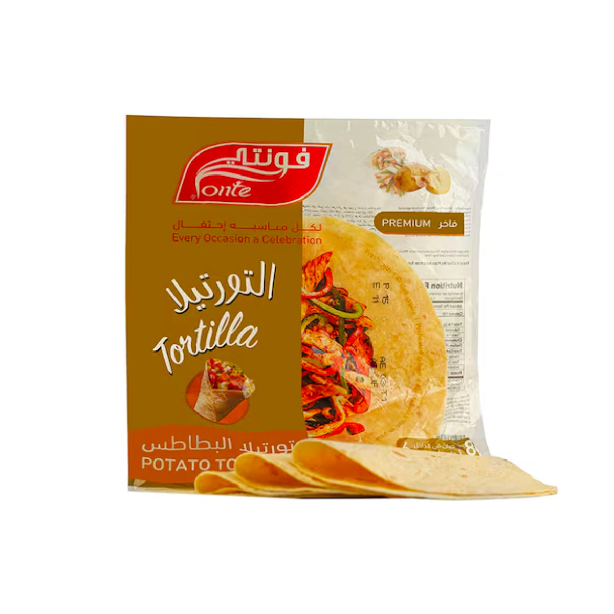 Fonte Potato Tortilla Wraps 250g