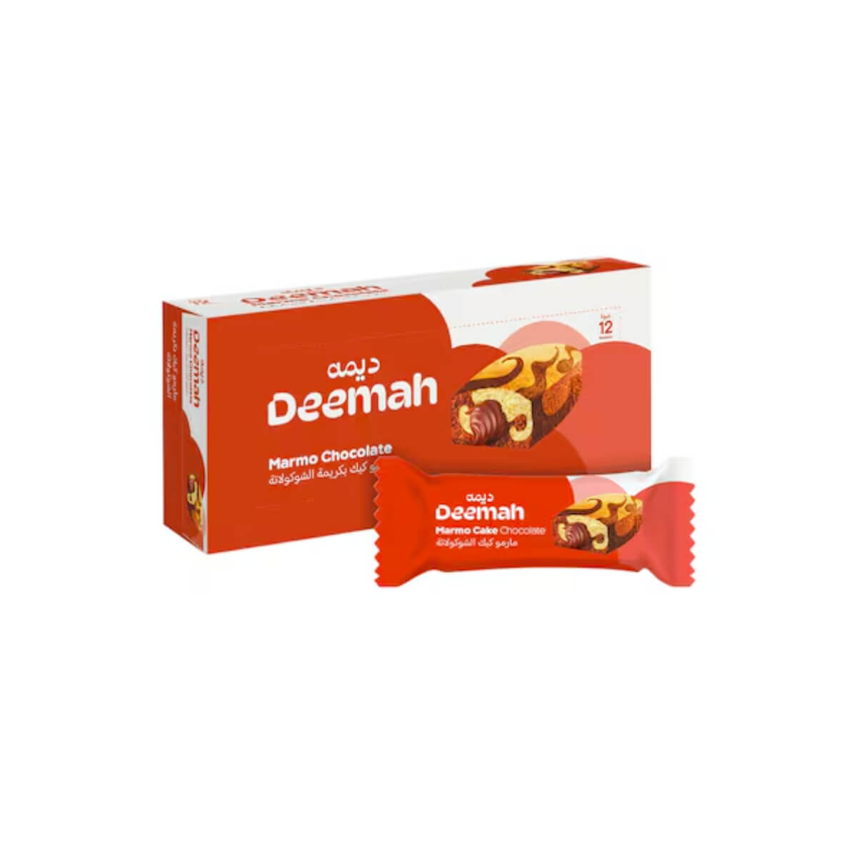 Deemah Marmo Cake Chocolate 12x40gm
