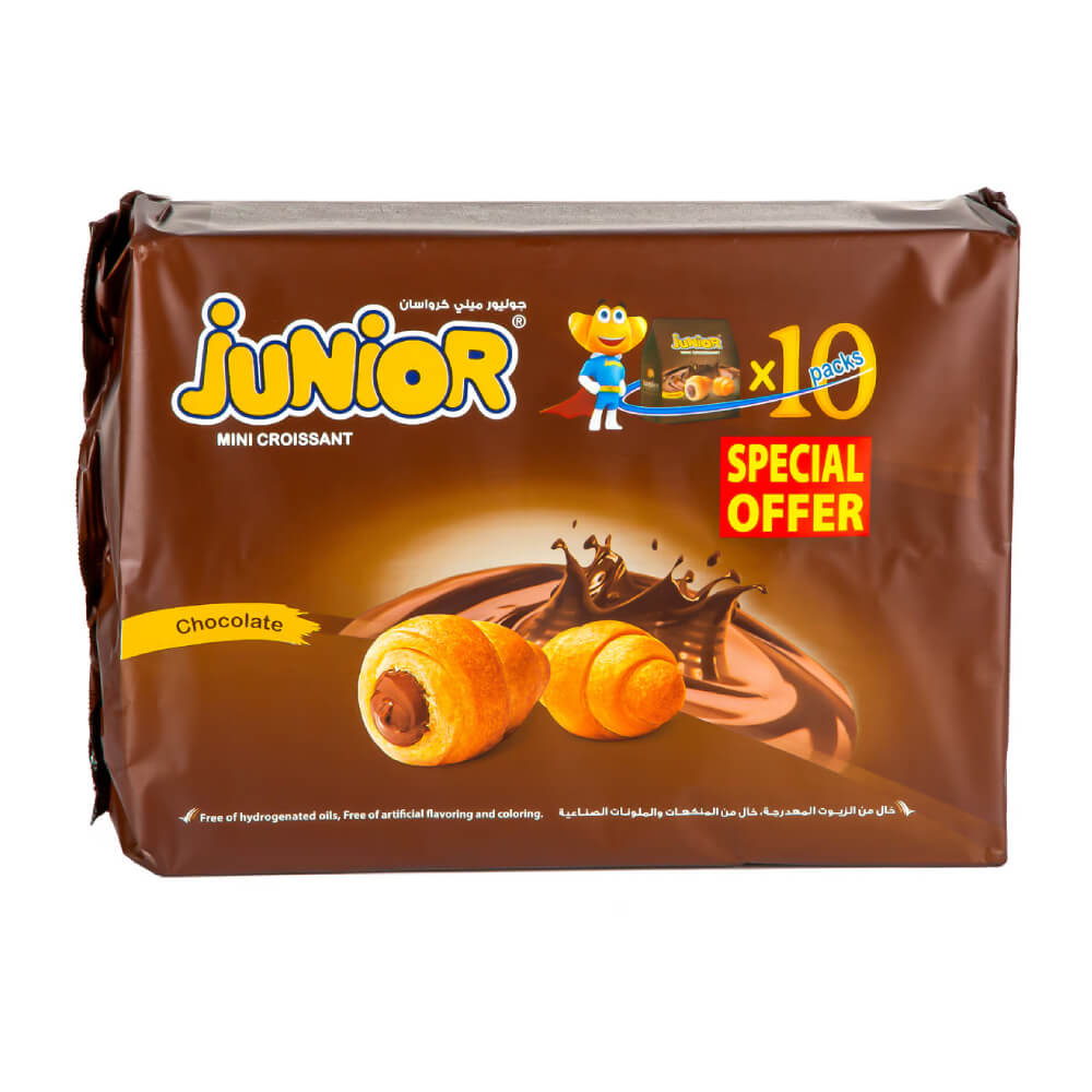 Junior Mini Croissant Chocolate 10x32gm