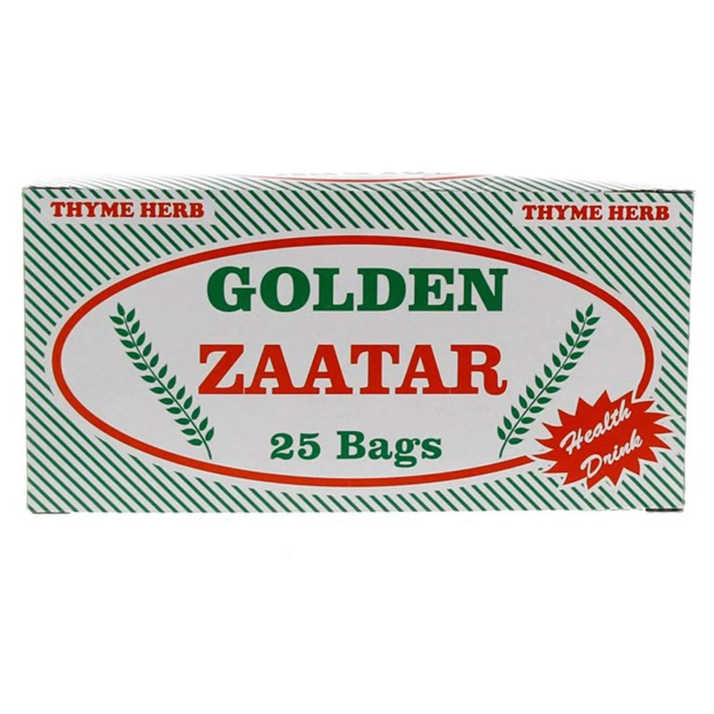 Golden Thyme Tea Bags Zaatar Foil Wrapped