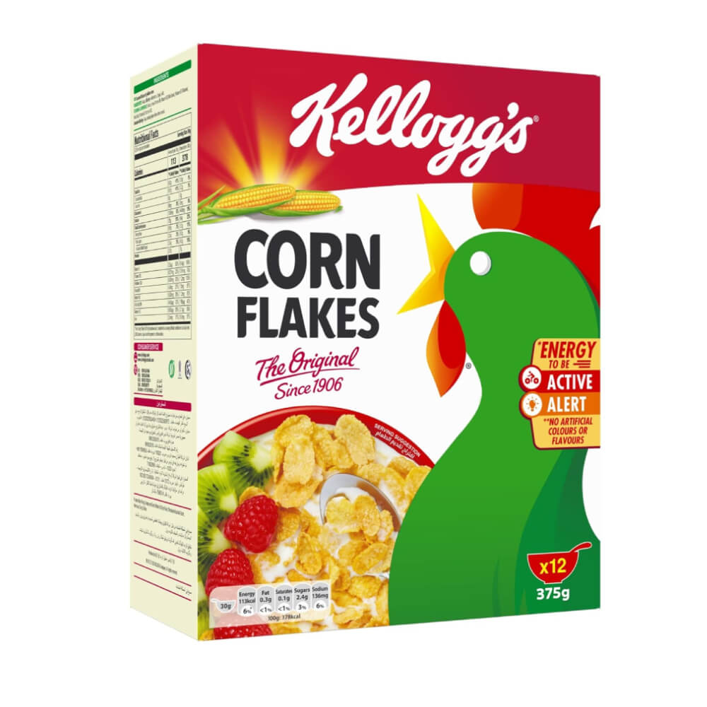 Kellogg's The Original Corn Flakes Cereal 375gm