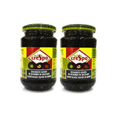 Crespo Sliced Black Olives (Jar) 2X333G (20%Off)