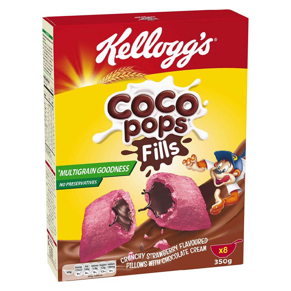 Kellogg's Coco Pops Fills Strawberry 350G @15%off
