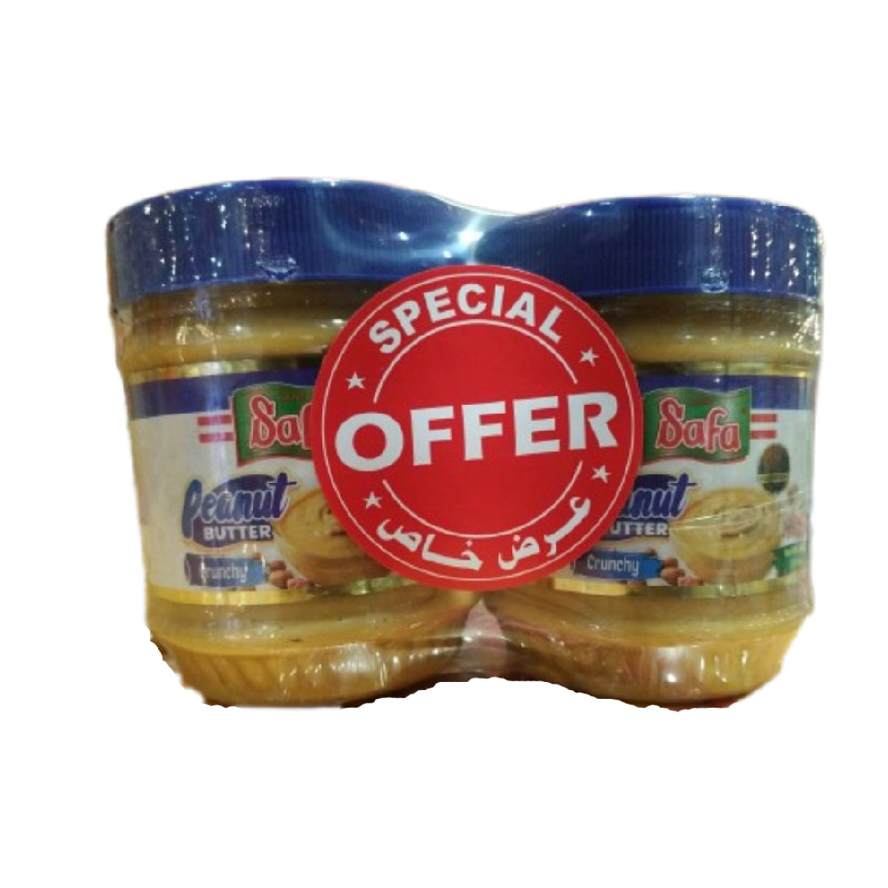Safa Crunchy Peanut Butter 2x340gm @S.Offer