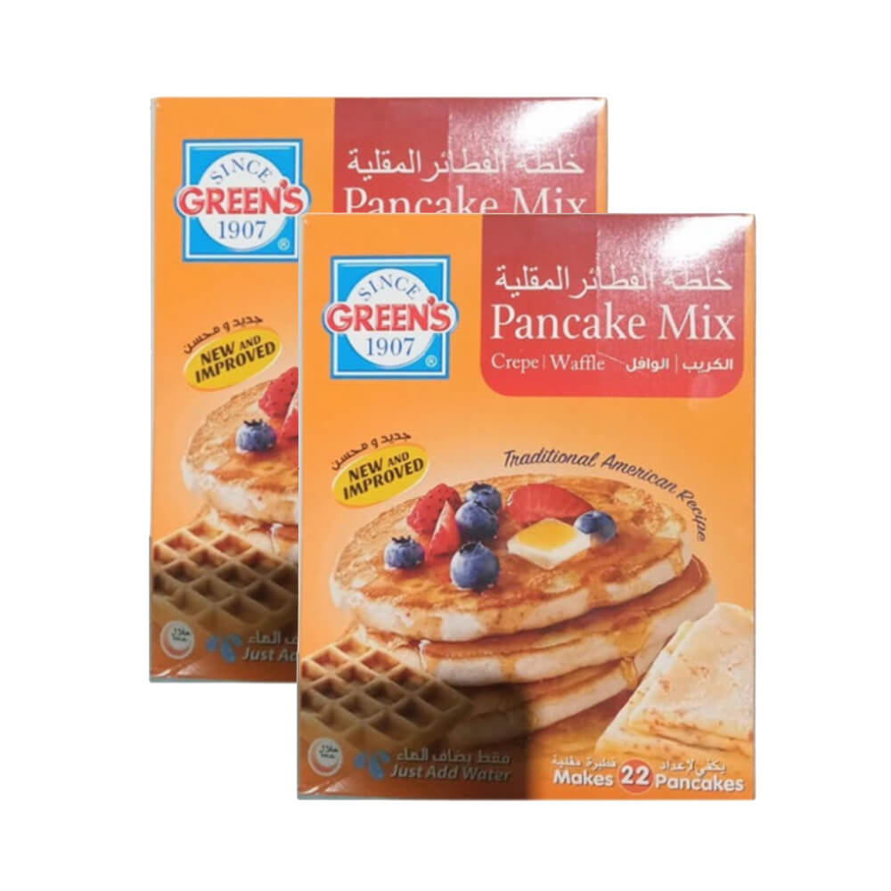 Greens Pancake Mix 2x500Gm @15%Off