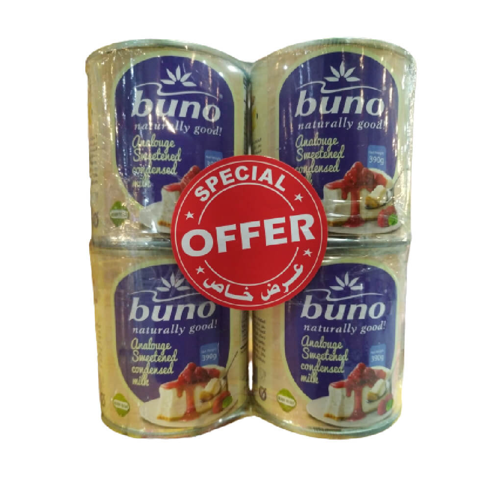 Buno Sweetened Condensed Milk 3x390g