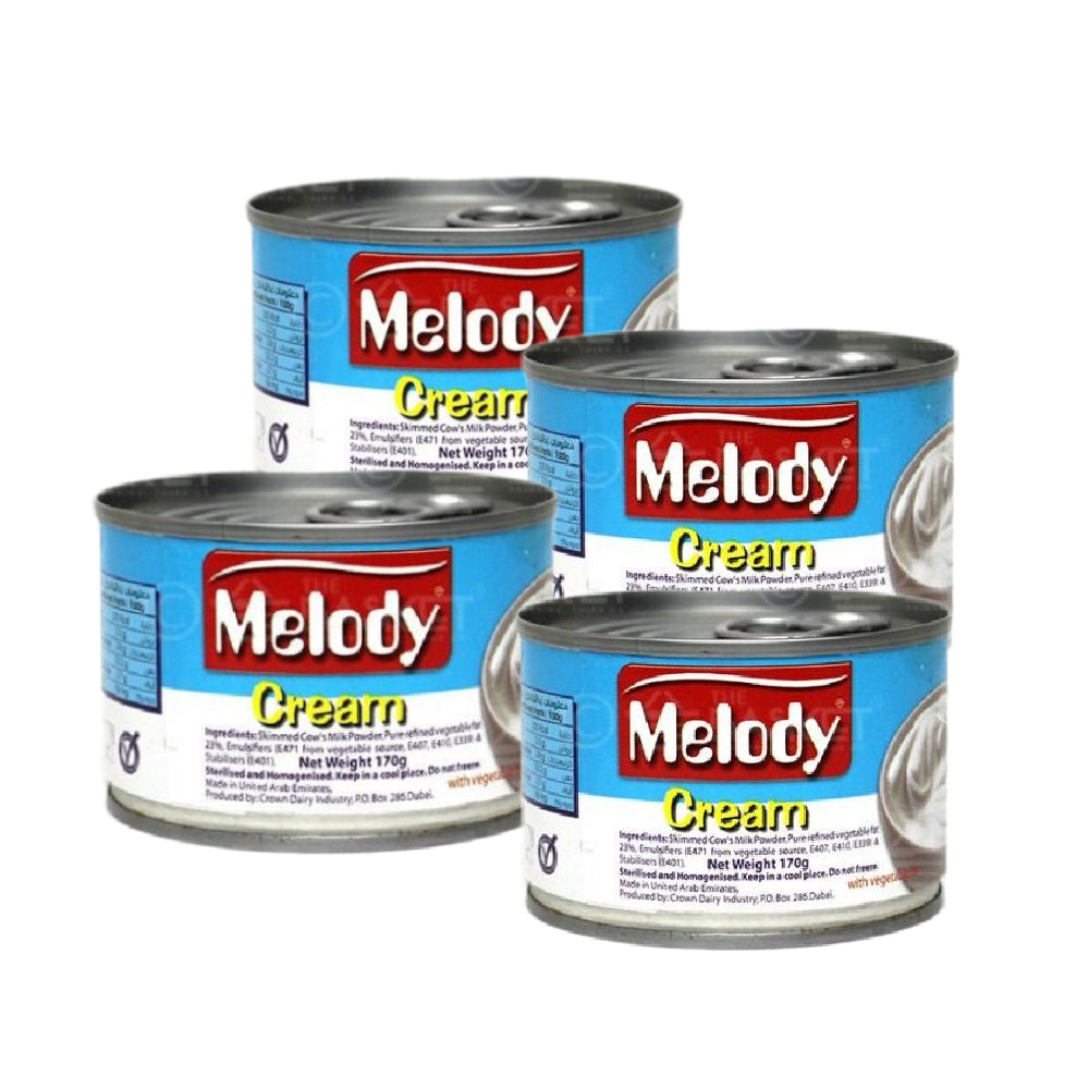 Melody Cream With Vegetable Fat 4x170g