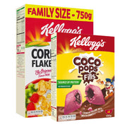 Kellogs Corn Flakes 750gm+Coco Pops Fills 350gm