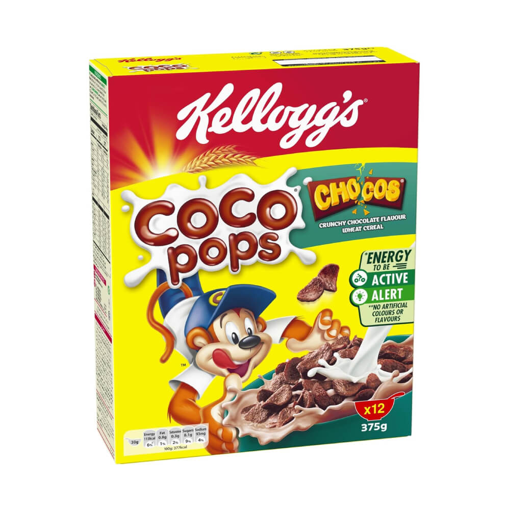 Kellogg's Coco Pops Chocos Cereal 375gm