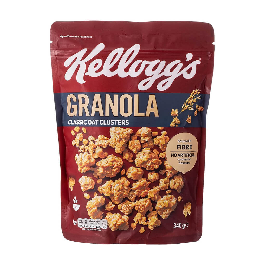 Kellogg's Granola Classic Oat Clusters 340gm 50%Off