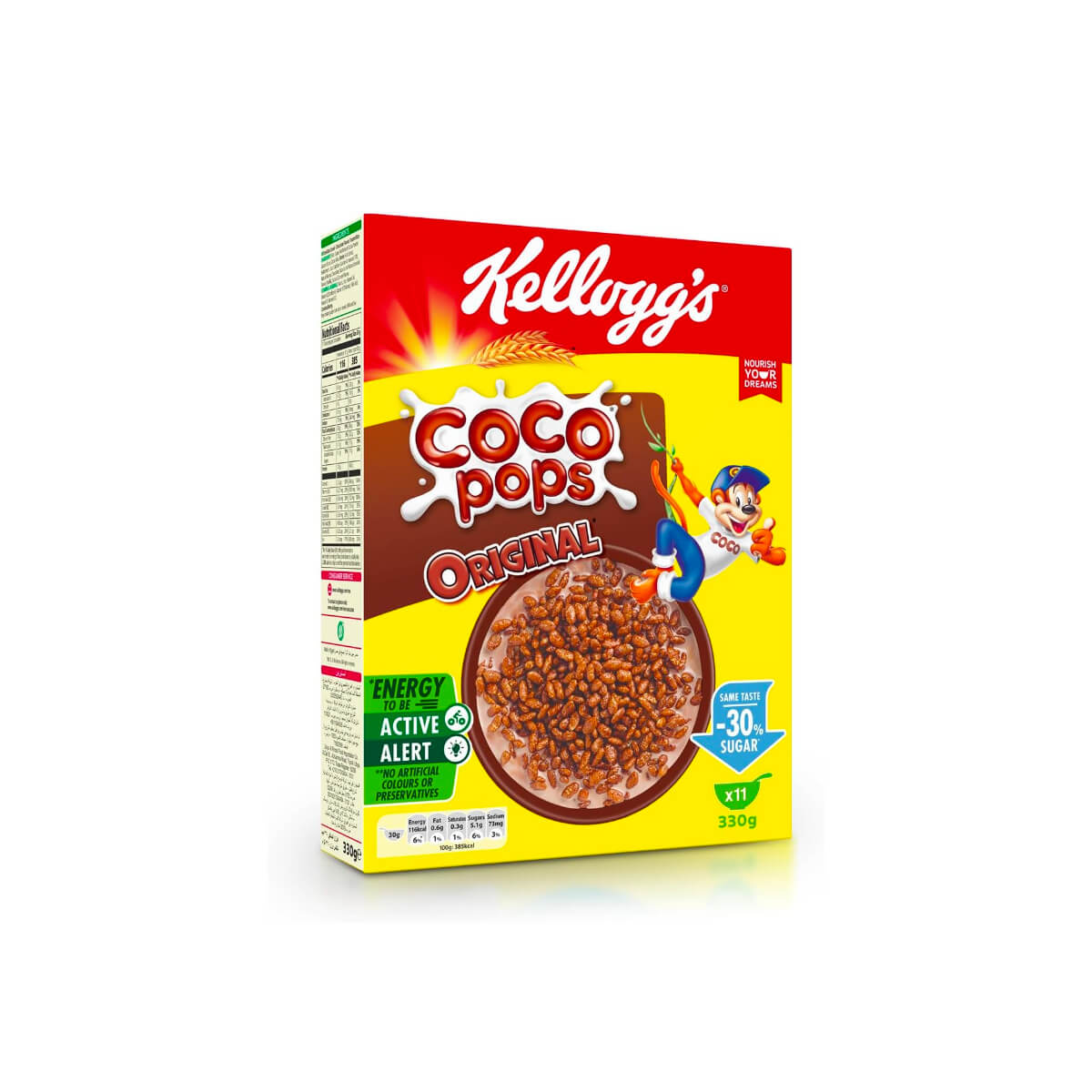 Kellogg's Coco Pops Original Breakfast Cereal 330g