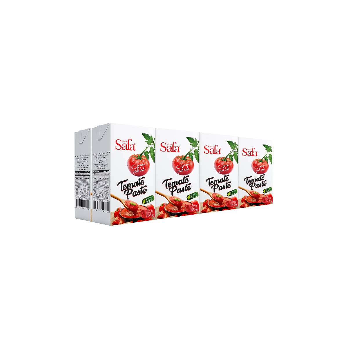 Safa Tomato Paste Tetra Pack 8X135G