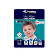 Alokozay Premium Baby Diaper Size-5 14's