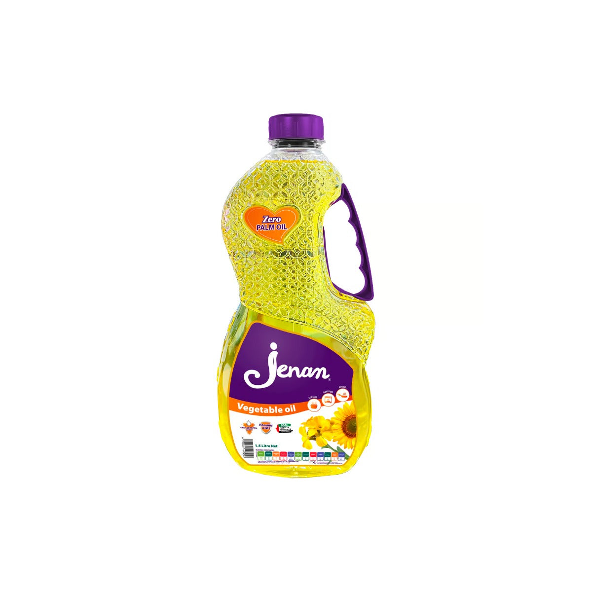 Jenan 100% Premium Blended Vegetable Oil 1.5L