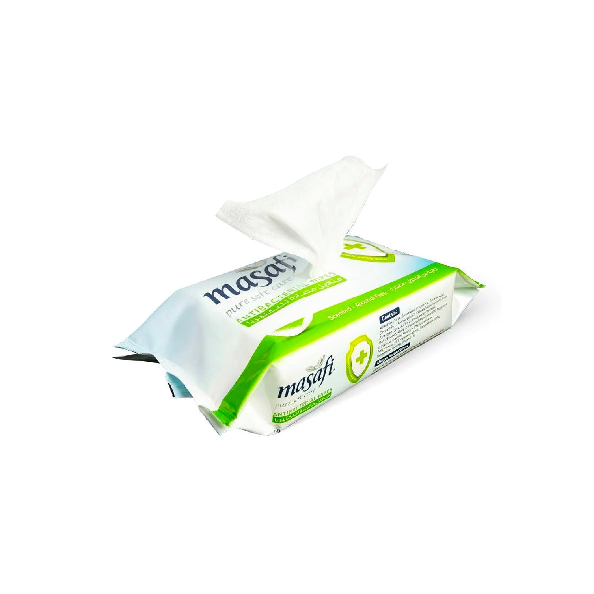 Masafi Antibacterial Wet Wipes Pack of 10 Wipes