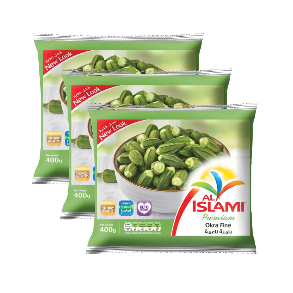 Al Islami Frozen Okra Fine 3x400gm