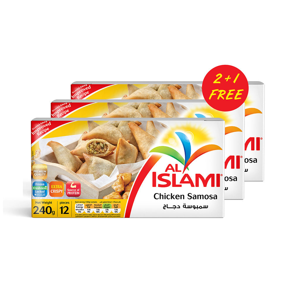 Al Islami Chicken Samosa Promo 2x 240g + 1Free