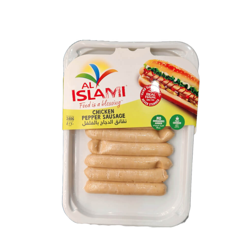 Al Islami Chilled Pepper Chicken Sausage 240g